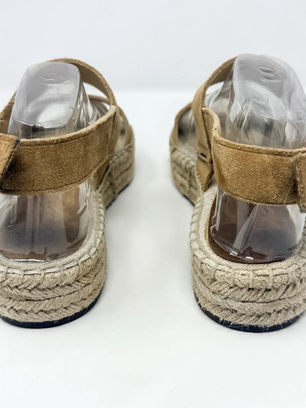 Splendid Aubrey Suede Espadrille Sandals Women's 7 Tan Slingback 1.5